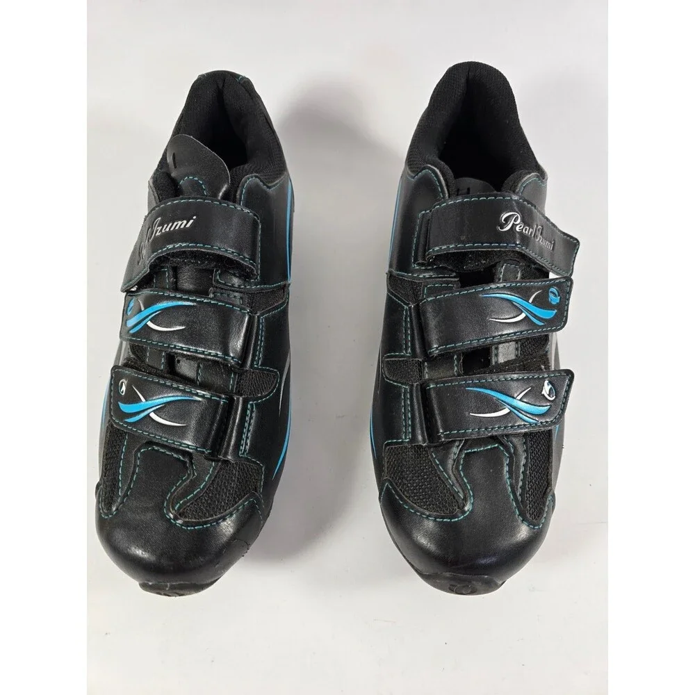 Pearl Izumi Women’s All-Road II Cycling Shoes – EUR 42 – Black/Blue - Durable